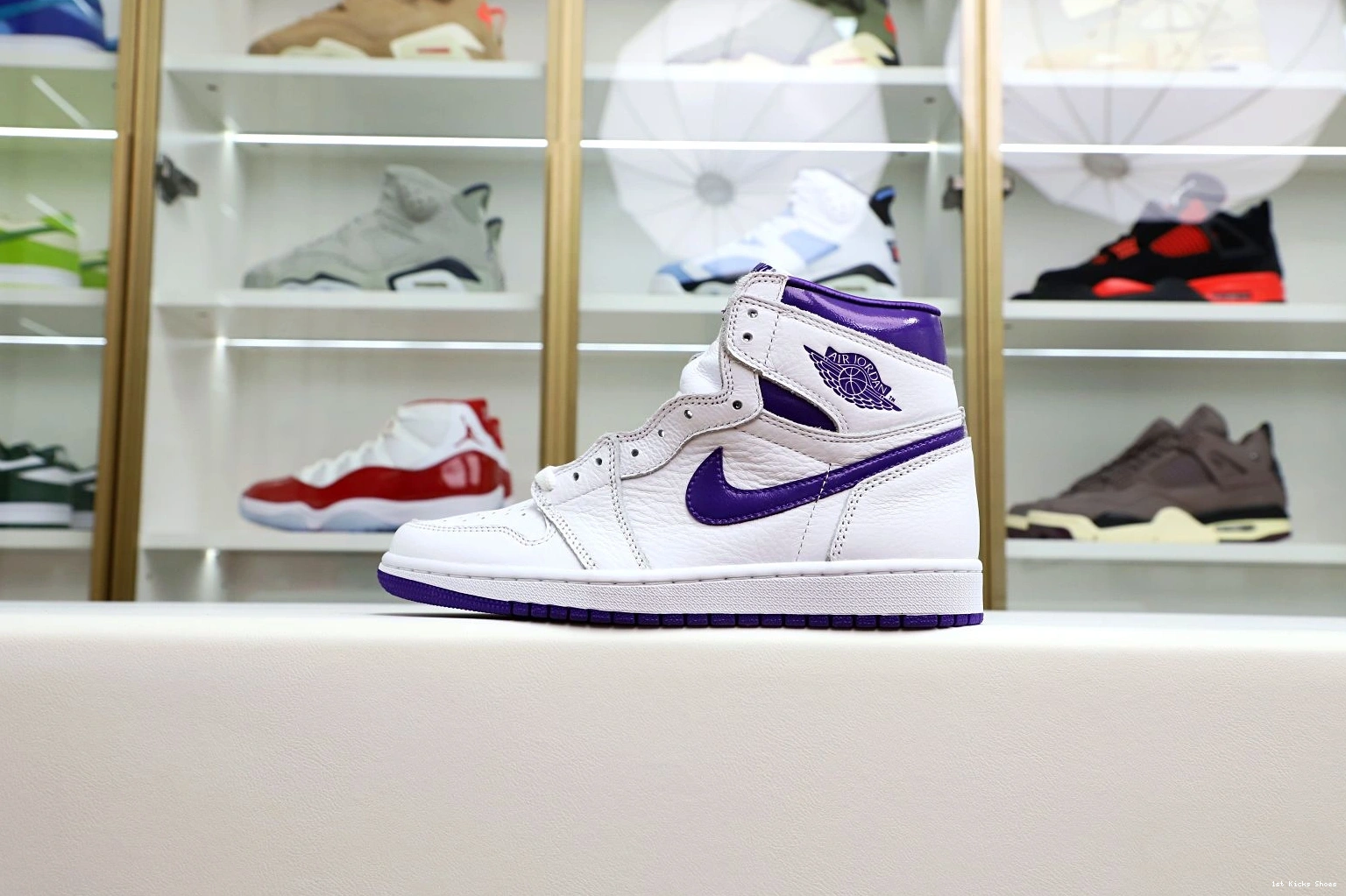 1st Kicks Shoes Jordan BestValue 1 1970 High Air Purple OG Kimikick Court 1202